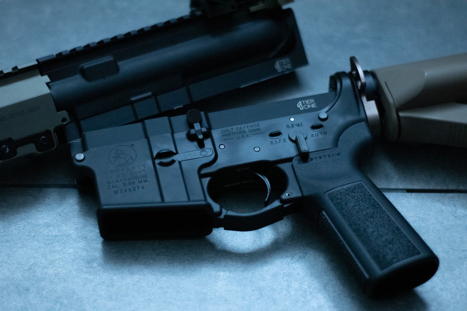 Frontansicht des Tokyo Marui MWS Staubschutzes für das MWS-System.