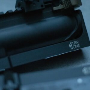 Rückansicht des Tokyo Marui MWS Staubschutzes mit sichtbarer Kontaktfläche.