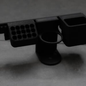 ArmoryRail Hunter Bundle Magnet-Halterung im Waffenschrank für Jäger mit Munition und Zubehör organisiert