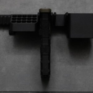 ArmoryRail Range Bundle Magnet Rail System für Waffenschrank mit modularen Munitionshaltern für Sportschützen